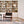 Majestic - Ring Base Curved Floor Lamp With Triangle Drum Shade - Gold / White