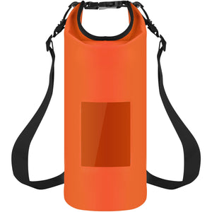 Floating Waterproof Dry Bag Floating Dry Sacks with Observable Window 10L Roll Top Lightweight Dry Storage Bag for Kayaking Rafting Boating Swimming C