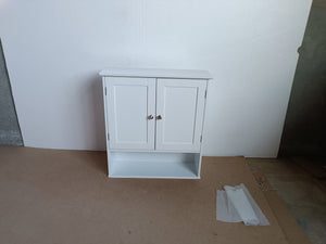 Bathroom Wall Cabinet with Door and Adjustable Shelves