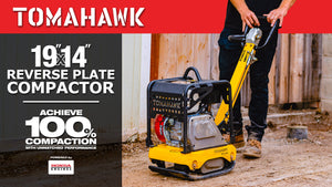 6.5 HP Honda Reverse Hydraulic Plate Compactor for Asphalt, Aggregate, Cohesive Soil Compaction - TRAPSKI