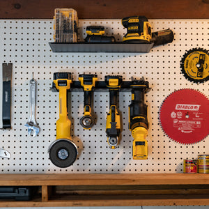 E-Power Tool Organizer & Shelf | Garage Storage Rack