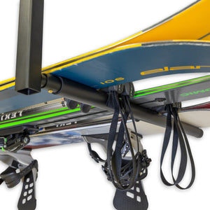 Hi-Port 2 | Ski & Snowboard Adjustable Ceiling Storage Rack | Single | Holds 75 lbs