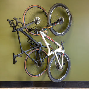Swivel Mount Bike Storage Rack | 4 Bicycle | Garage Wall Hook | Mud