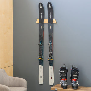 Vail Ski Display | Minimalist Wood Rack | Medium