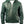 Men’s Faux Leather Jacket with Hood – Green