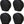 Set of 4 Black Waterproof RV Tire Covers – Heavy-Duty Wheel Protectors for Trailers, Campers, Trucks, SUVs & Motorhomes