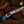 Hand Forged Damascus Pocket Knife – Engraved Folding Knife with Stag Horn & Blue Pakka Wood Handle