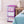 Homz Plastic 3 Drawer Medium Storage Container Tower, Clear Drawers/Purple Frame