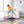 36 Inch Kids Indoor Outdoor Square Trampoline with Foamed Handrail-Blue