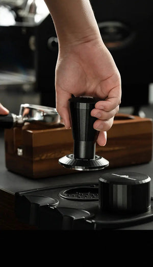 Black Myth Impact Tamper - 30LB Constant Force Spring Espresso Tamper Under $49