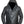 Men Mortal Style Hooded Leather Jacket - Black