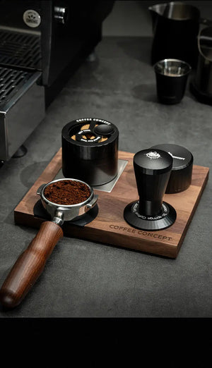 Black Myth Impact Tamper - 30LB Constant Force Spring Espresso Tamper Under $49