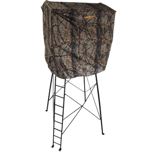 Muddy Steel 7' Quad Pod Hunting Blind Cover, Camo, Stand Not Included, 2 Pack