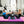 4 Feet x 10 Feet Thick Folding Panel Gymnastics Mat-Pink & Purple