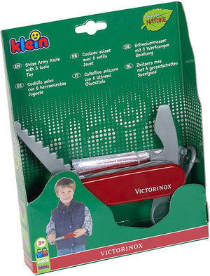 Theo Klein 2639 Kids Childrens Toy Victorinox Plastic Swiss Army Knife, Red