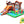 Outdoor Indoor Inflatable Kids Bounce House with 480W Air Blower