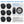 Set of 4 Black Waterproof RV Tire Covers – Heavy-Duty Wheel Protectors for Trailers, Campers, Trucks, SUVs & Motorhomes