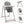 Baby Folding High Chair Dining Chair with Adjustable Height and Footrest