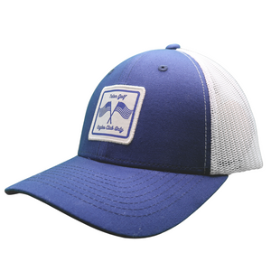 American Navy/White Mesh Trucker