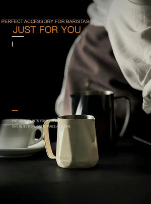 Best Geometric Milk Pitcher for Latte Art - Diamond Faceted 350ml/600ml