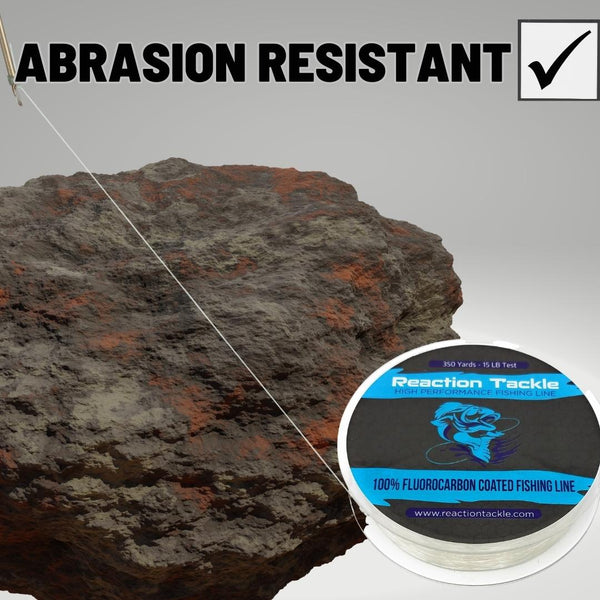 Reaction Tackle Fluorocarbon Coated Fishing Line