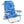 1 Piece Foldable Backpack Beach Chair with Cup Holder and Storage Pockets for Outdoor