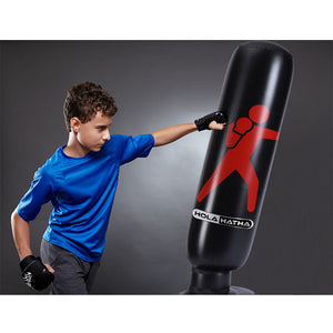 HolaHatha Inflatable Kids Punching Bag Home Boxing Equipment w/ Heavy Bag Stand