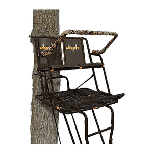 Muddy The Partner 17' Hunting Ladderstand, 2 Person Climbing Tree Stand, 2 Pack - TRAPSKI