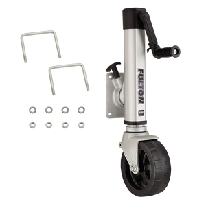 Fulton 1413040134 1,600 Pound Bolt/Weld On F2 Trailer Tongue Jack, Wide Track