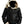 B3 Bomber Hooded Leather Jacket - Black
