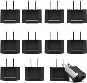 Europe Asia to USA Plug Adapter - Non-Grounded (UP-6US-12US) - TRAPSKI