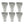 Little Giant RC2 Galvanized Steel Medium Poultry Restraining Cone, (6 Pack)
