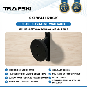 Wall Ski Racks | Binding Wall Hanging Rack | Made in USA