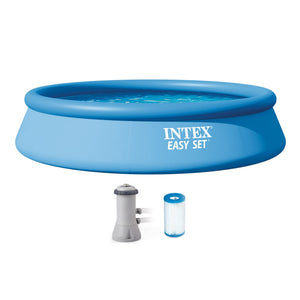 Intex 28141EH 13' x 33" Easy Set Inflatable Swimming Pool w/ 530 GPH Filter Pump