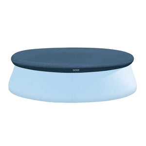 Intex 7.3 Ft Above Ground Swimming Pool Vinyl Round Cover Tarp, No Pool Included