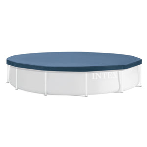 Intex 28031E 12 Foot Round Above Ground Swimming Pool Cover, (Pool Cover Only)