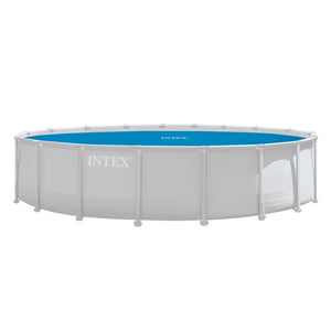 Intex 18 Ft Round Easy Set Blue Solar Cover for Swimming Pools, Pool Cover Only