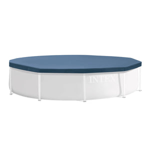Intex 28032E 15 Foot Round Above Ground Swimming Pool Cover, (Pool Cover Only)
