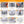 Folding Picnic Table w/ 4 Seats Umbrella Hole 33.7x26.4in Portable Aluminum Table Total 859LBS Weight Capacity for Camping Barbeque Outdoor