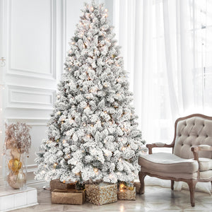 4FT Flocked Christmas Tree with 150 UL Lights