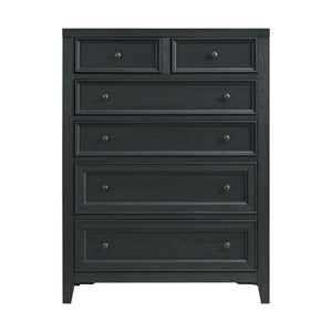 6 Drawer Chest With Knobs And Smooth Slides