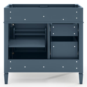 Bathroom Vanity With 2 Drawers And Tip-Out Drawer, Storage Cabinet