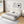 Upholstered Platform Bed Frame With Curved Headboard
