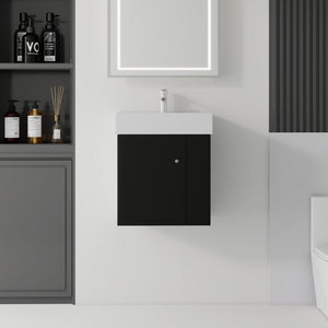 21.6 Inch Floating Bathroom Vanity with Sink