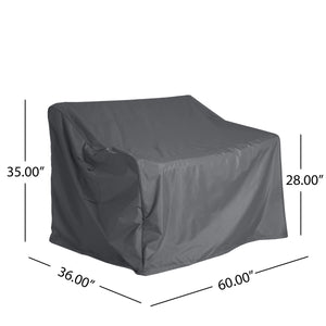Shield Outdoor Loveseat Sofa Cover Dark Gray
