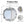 Silver Crush Diamond Round Wall Mirror