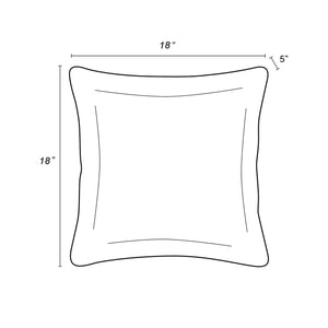 4 Pack Outdoor Pillow Covers - Yellow/White