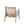 Cane Back Upholstered Accent Chair