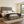Modern Upholstered Platform Bed With Extended Headboard