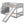 Twin Over Twin Bunk Stairway Bed With 2 Drawers And Slide - Gray